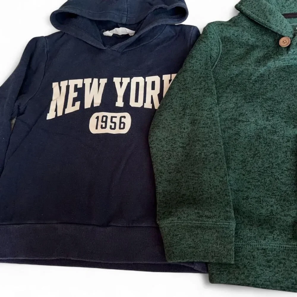 Boys Hoodie & Sweater Bundle  4 pieces size 6